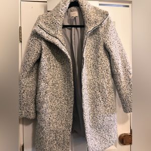 Marbled Loft Zip Coat